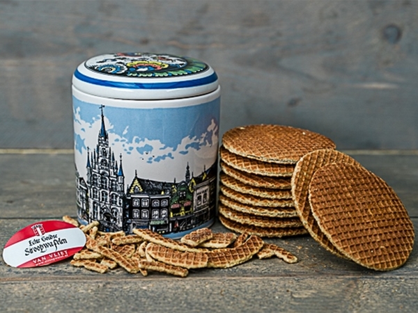 Siroopwafels 10 st. pot Gouda kleur